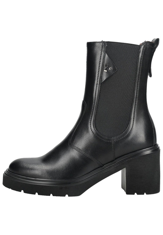 Nero Giardini Stiefelette Leder/Textil Schwarz