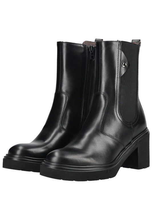Nero Giardini Stiefelette Leder/Textil Schwarz