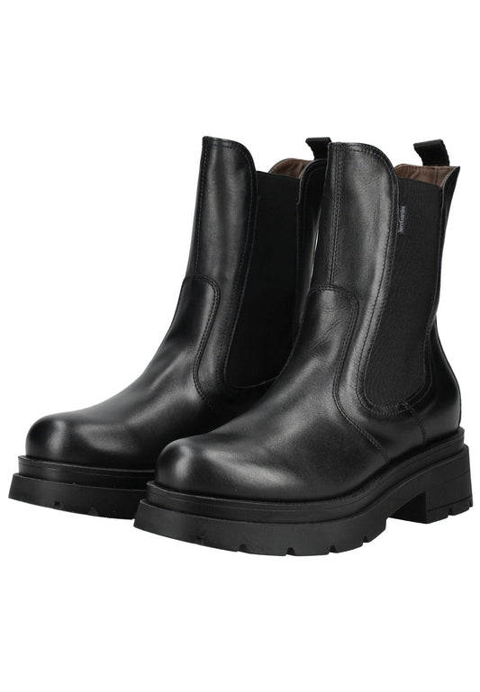 Nero Giardini Stiefelette Leder/Textil Schwarz
