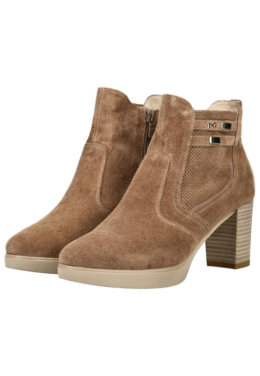 Nero Giardini Stiefelette Veloursleder Braun