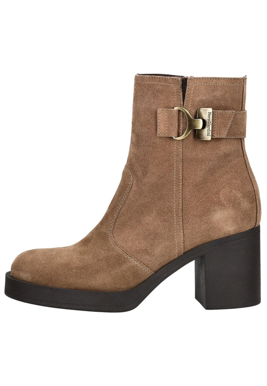 Nero Giardini Stiefelette Veloursleder Braun