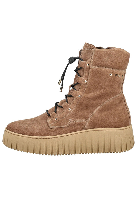 Nero Giardini Stiefelette Veloursleder Braun