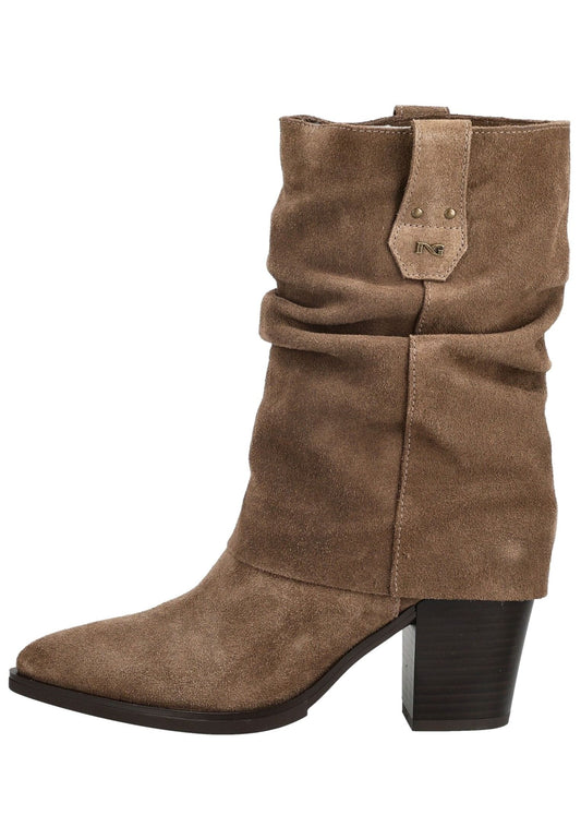 Nero Giardini Stiefelette Veloursleder Braun