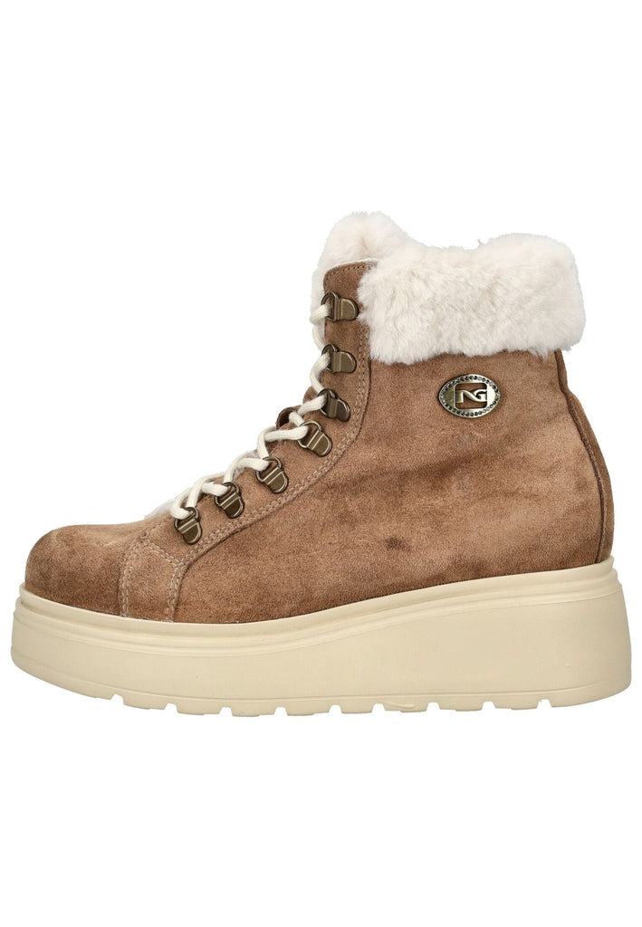 Nero Giardini Stiefelette Veloursleder Braun Warmfutter