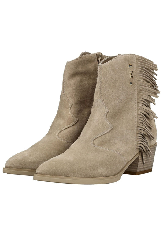 Nero Giardini Stiefelette Veloursleder Camel