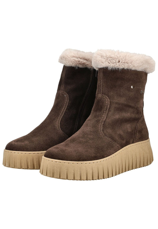 Nero Giardini Stiefelette Veloursleder Dunkelbraun
