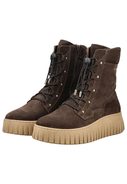 Nero Giardini Stiefelette Veloursleder Dunkelbraun
