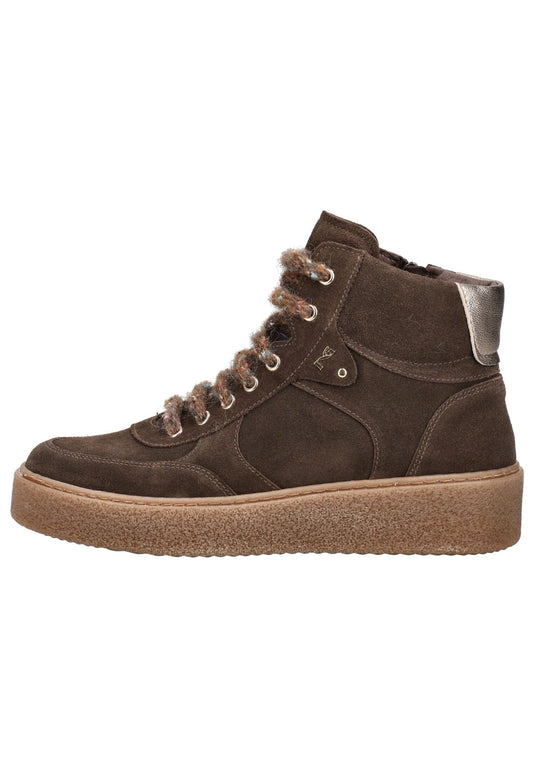 Nero Giardini Stiefelette Veloursleder Dunkelbraun