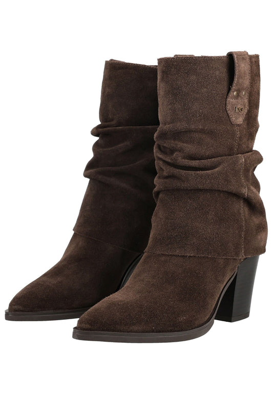 Nero Giardini Stiefelette Veloursleder Dunkelbraun