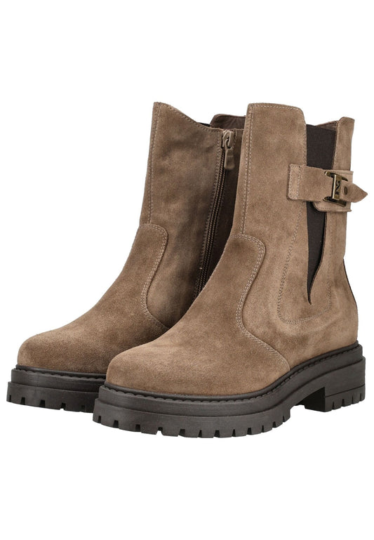Nero Giardini Stiefelette Veloursleder/Textil Braun
