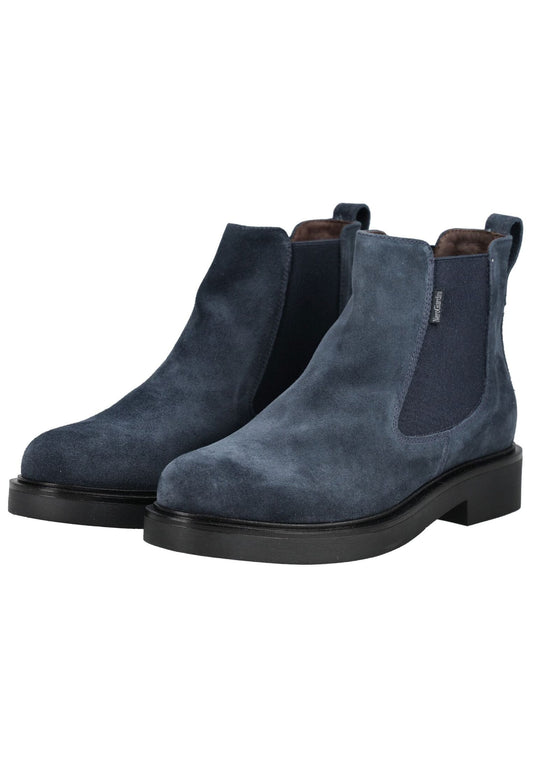 Nero Giardini Stiefelette Veloursleder/Textil Dunkelblau