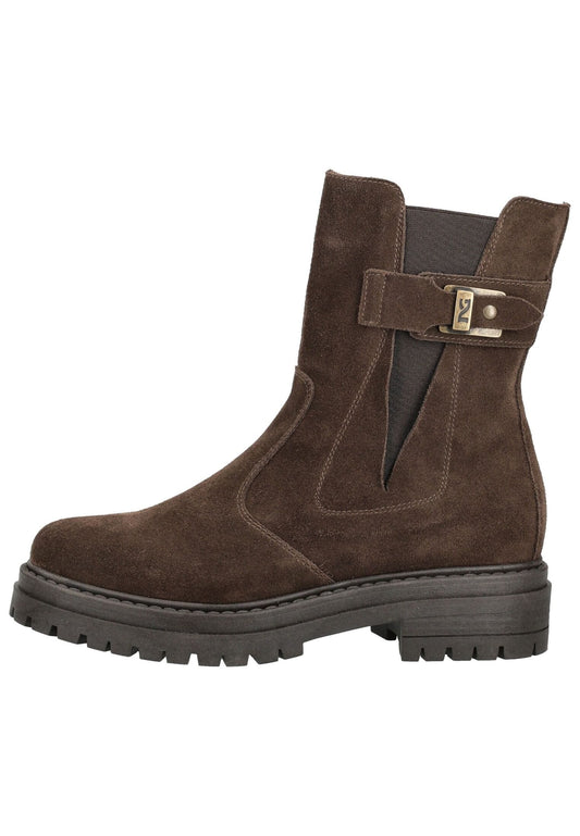 Nero Giardini Stiefelette Veloursleder/Textil Dunkelbraun