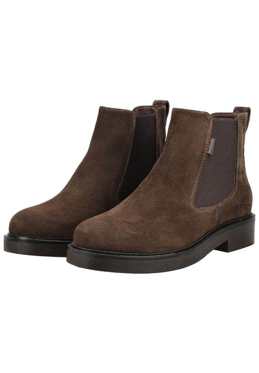 Nero Giardini Stiefelette Veloursleder/Textil Dunkelbraun