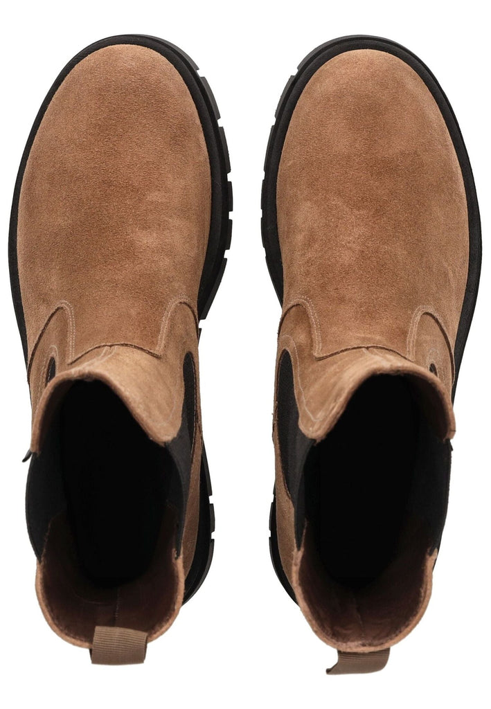 Nero Giardini Stiefelette Veloursleder/Textil Mittelbraun