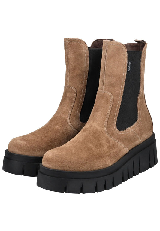 Nero Giardini Stiefelette Veloursleder/Textil Mittelbraun