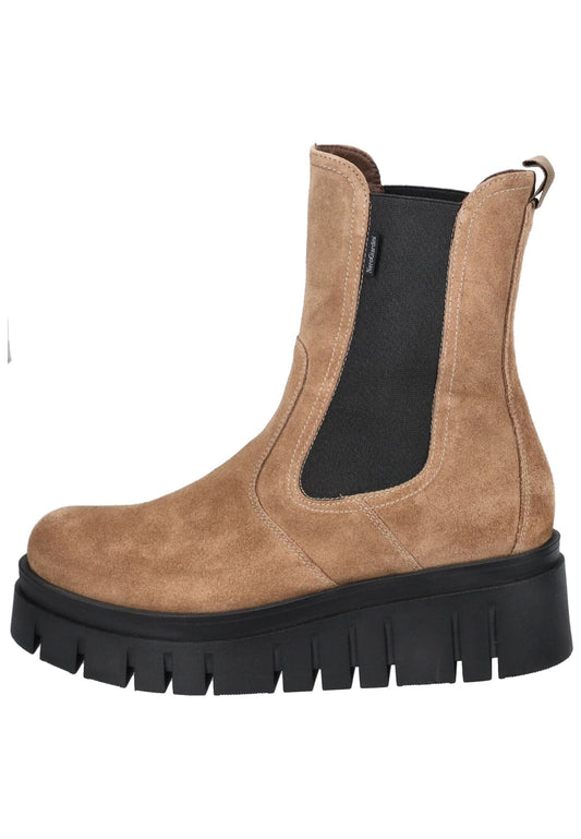 Nero Giardini Stiefelette Veloursleder/Textil Mittelbraun