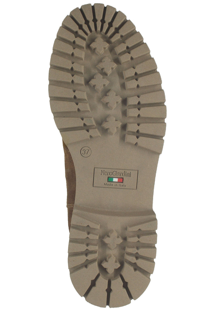 Nero Giardini Stiefelette Veloursleder/Textil Mittelbraun