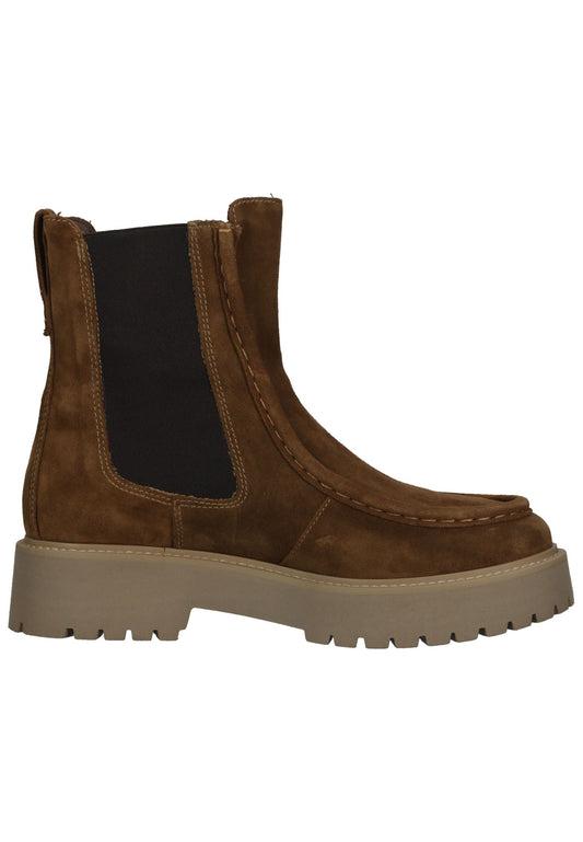 Nero Giardini Stiefelette Veloursleder/Textil Mittelbraun