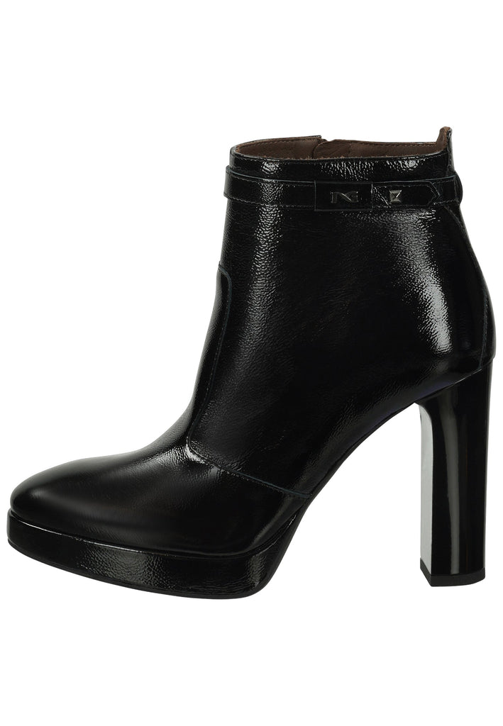 Stiefeletten Nero Giardini Stiefelette Leder Schwarz Lack