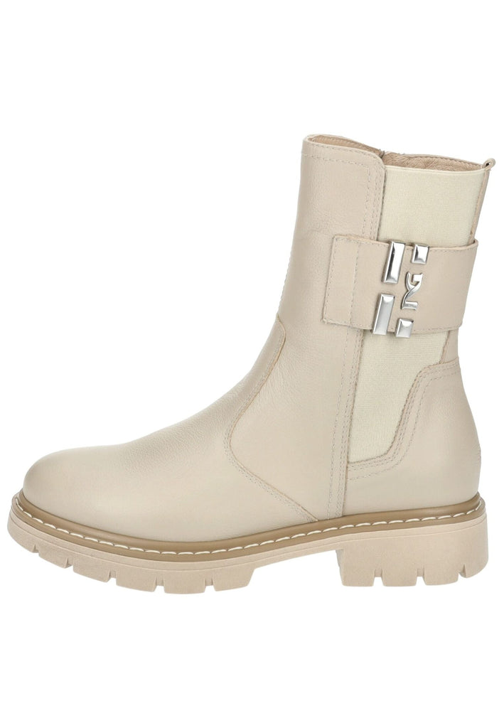 Stiefeletten Nero Giardini Stiefelette Leder/Textil Beige