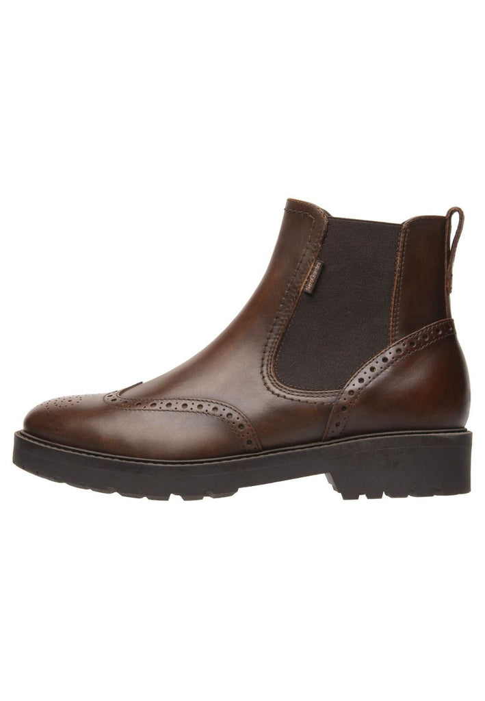 Stiefeletten Nero Giardini Stiefelette Leder/Textil Dunkelbraun
