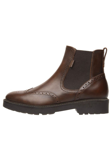 Stiefeletten Nero Giardini Stiefelette Leder/Textil Dunkelbraun