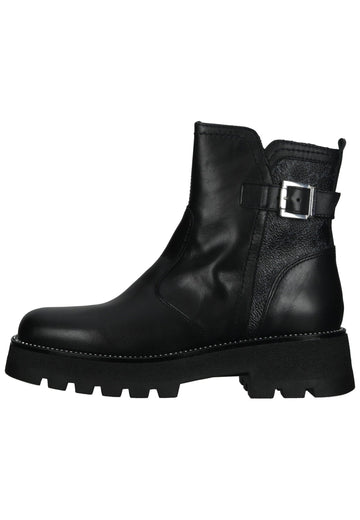 Stiefeletten Nero Giardini Stiefelette Leder/Textil Schwarz