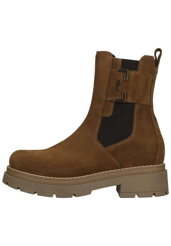 Stiefeletten Nero Giardini Stiefelette Veloursleder/Textil Mittelbraun