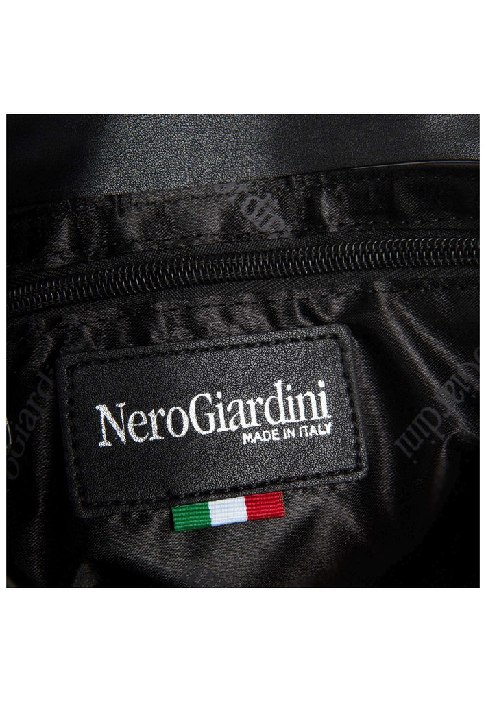 Nero Giardini Taschen Leder/Textil Schwarz Lack