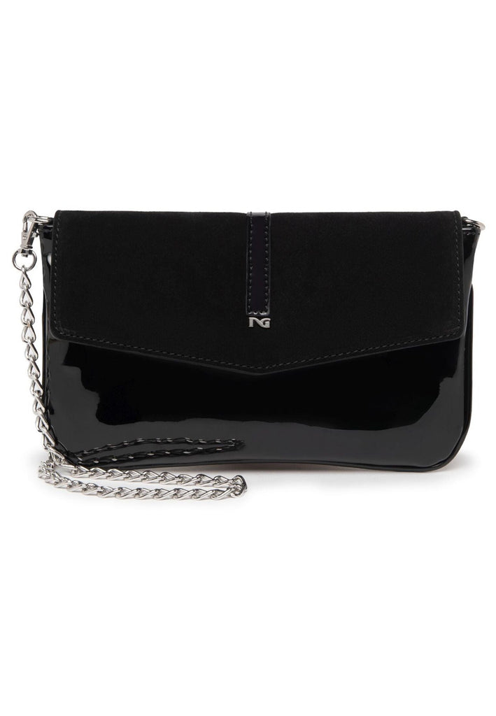 Nero Giardini Taschen Leder/Textil Schwarz Lack