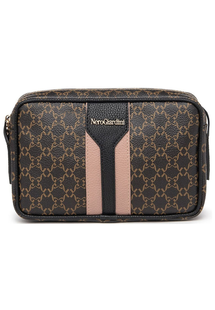 Nero Giardini Taschen Lederimitat Braun/Schwarz