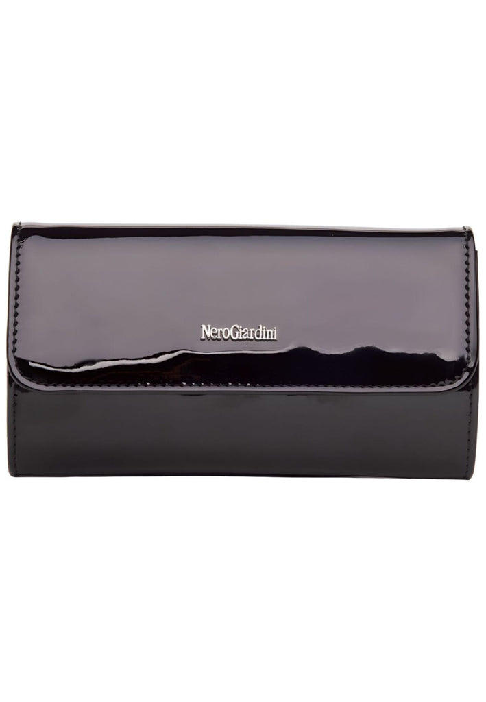 Nero Giardini Taschen Lederimitat Schwarz Lack