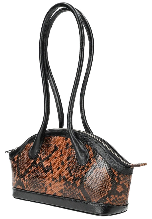 NUNOO Taschen Leder Schwarz/Braun