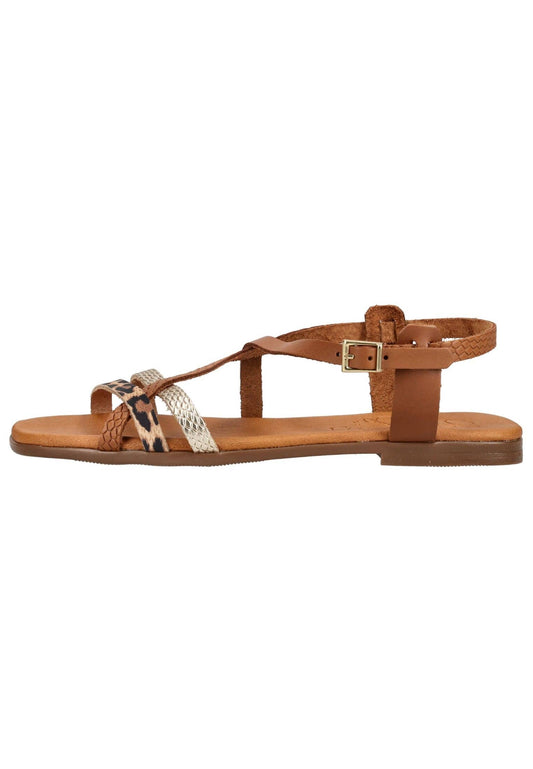 Oh! My Sandals Sandalen Leder Braun