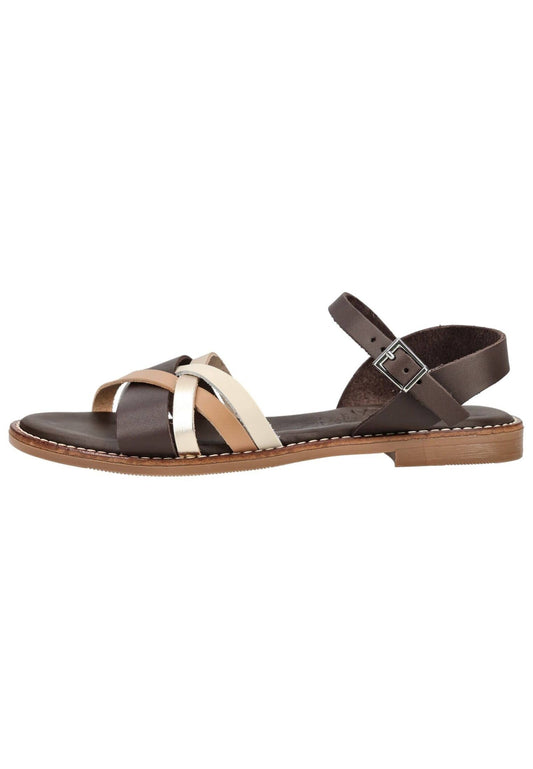 Oh! My Sandals Sandalen Leder Marone