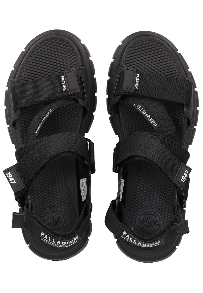 Palladium Sandalen Lederimitat/Textil Schwarz
