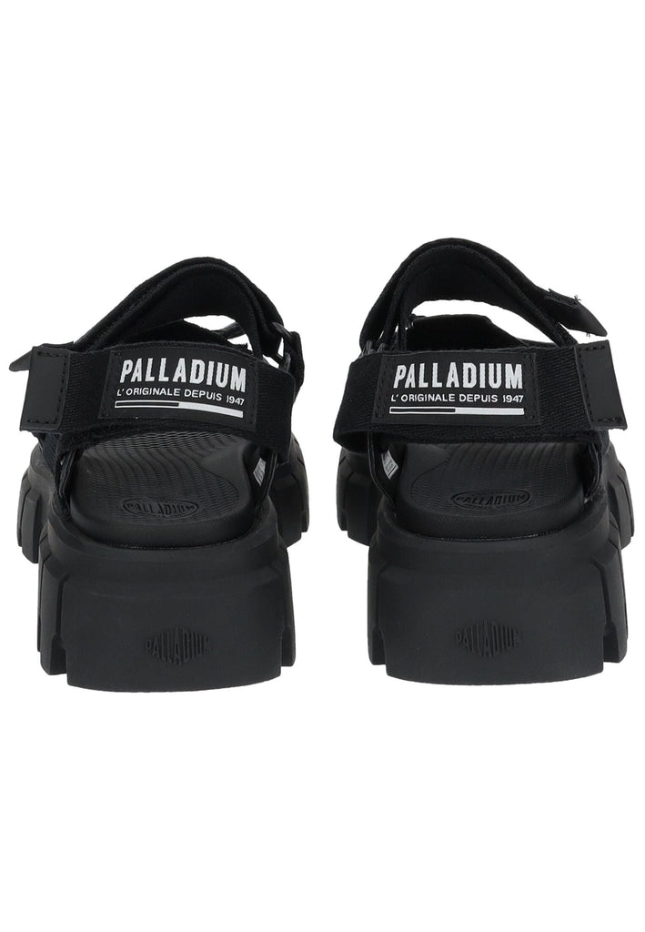 Palladium Sandalen Lederimitat/Textil Schwarz