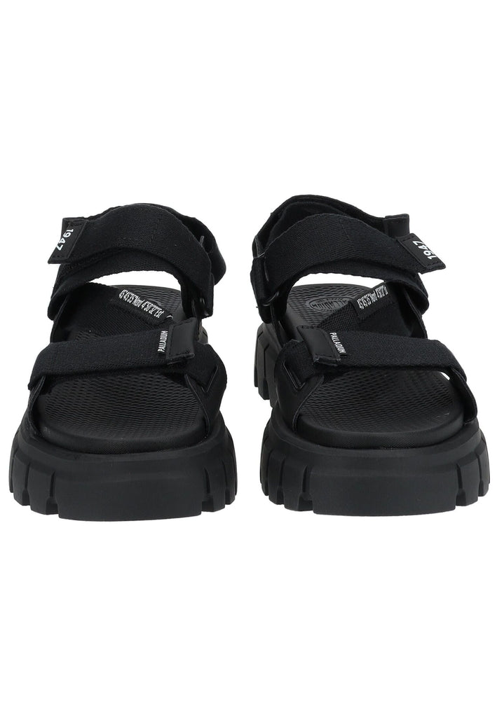 Palladium Sandalen Lederimitat/Textil Schwarz