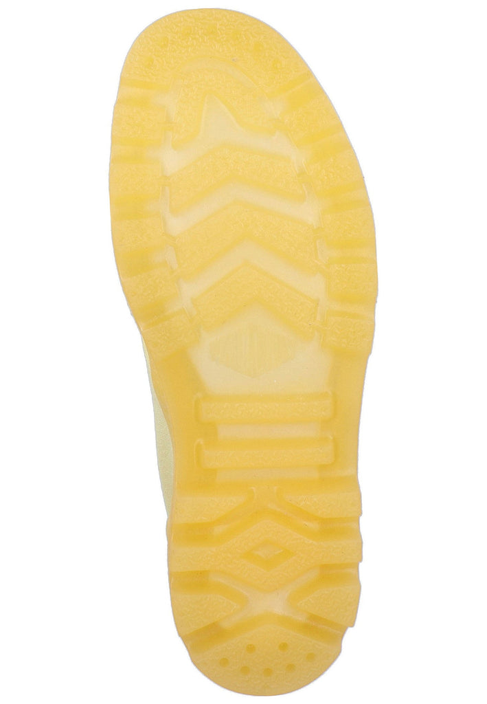 Palladium Stiefelette Canvas Gelb