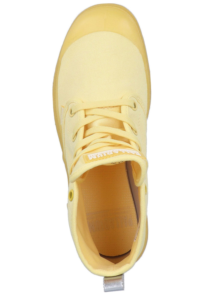Palladium Stiefelette Canvas Gelb