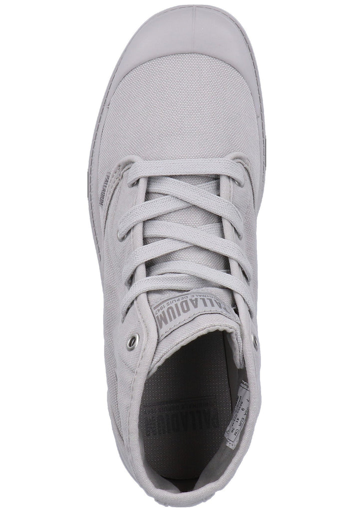 Palladium Stiefelette Canvas Grau
