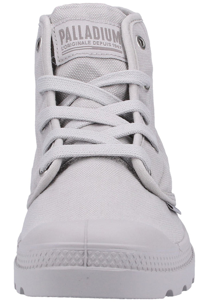 Palladium Stiefelette Canvas Grau