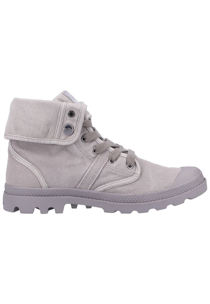 Palladium Stiefelette Canvas Grau