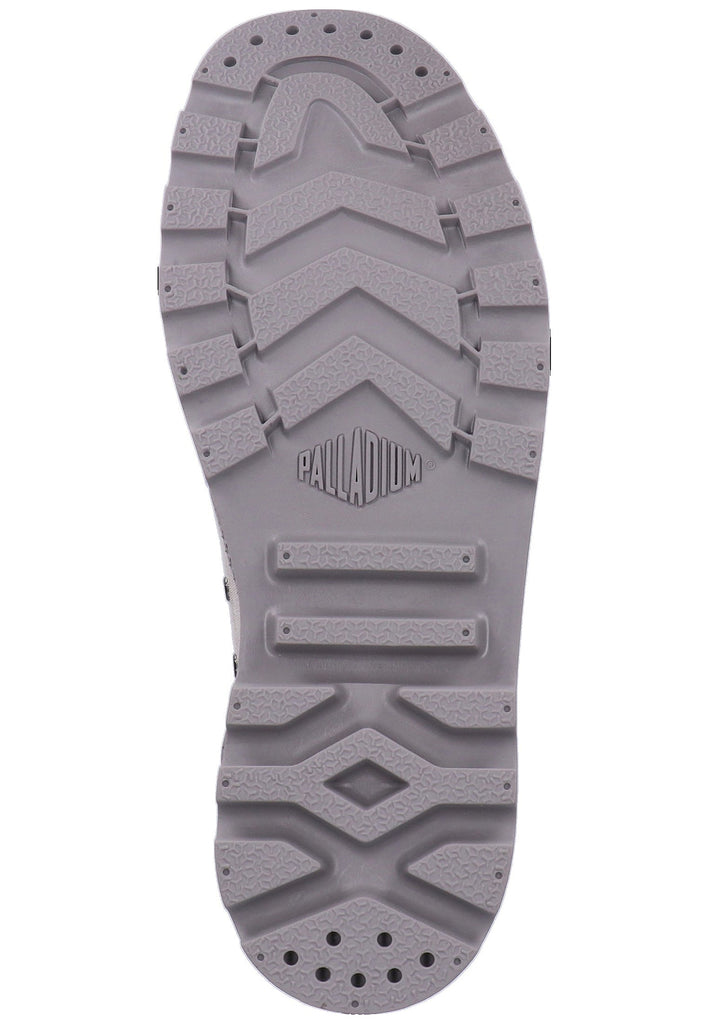 Palladium Stiefelette Canvas Grau