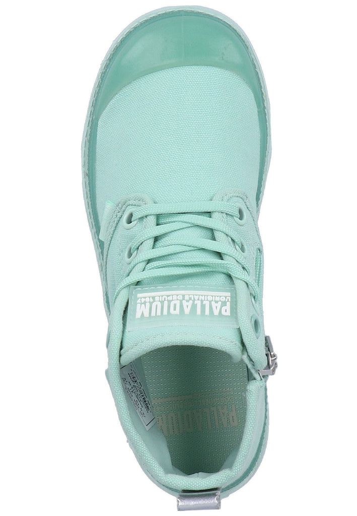 Palladium Stiefelette Canvas Hellblau