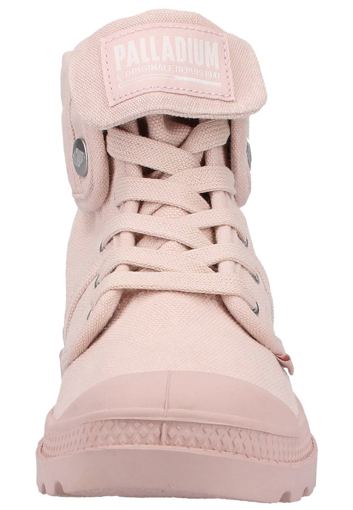 Palladium Stiefelette Canvas Rose