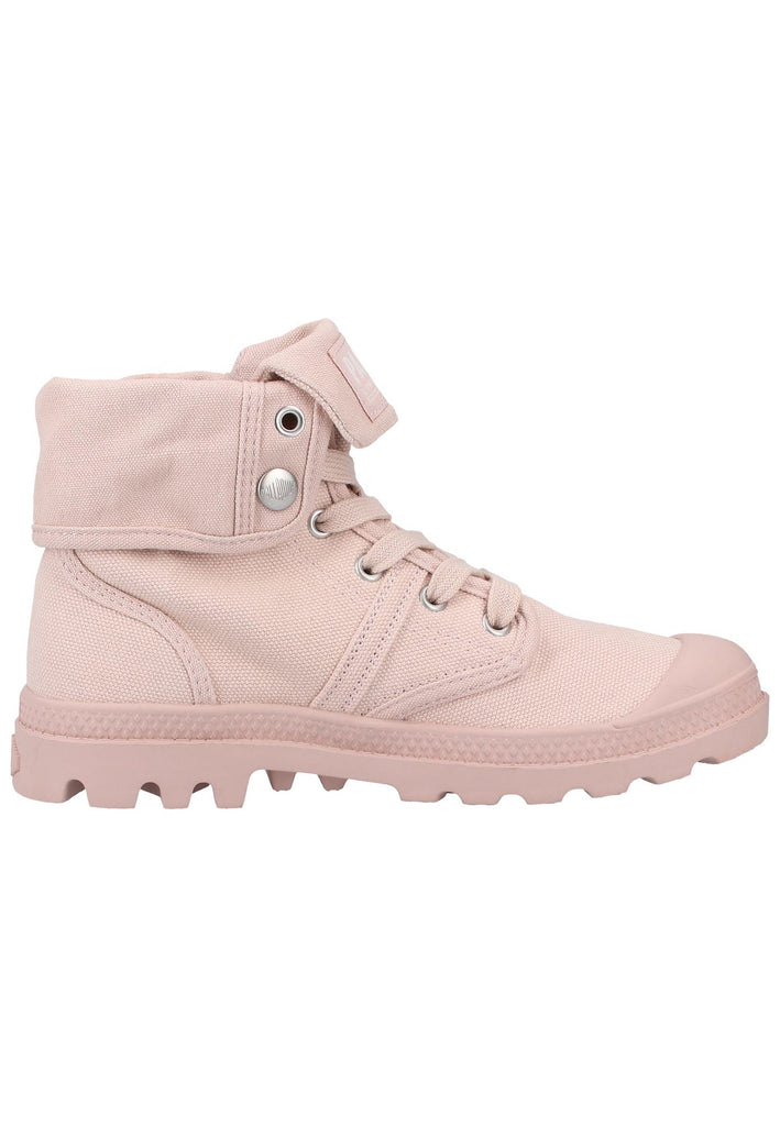 Palladium Stiefelette Canvas Rose