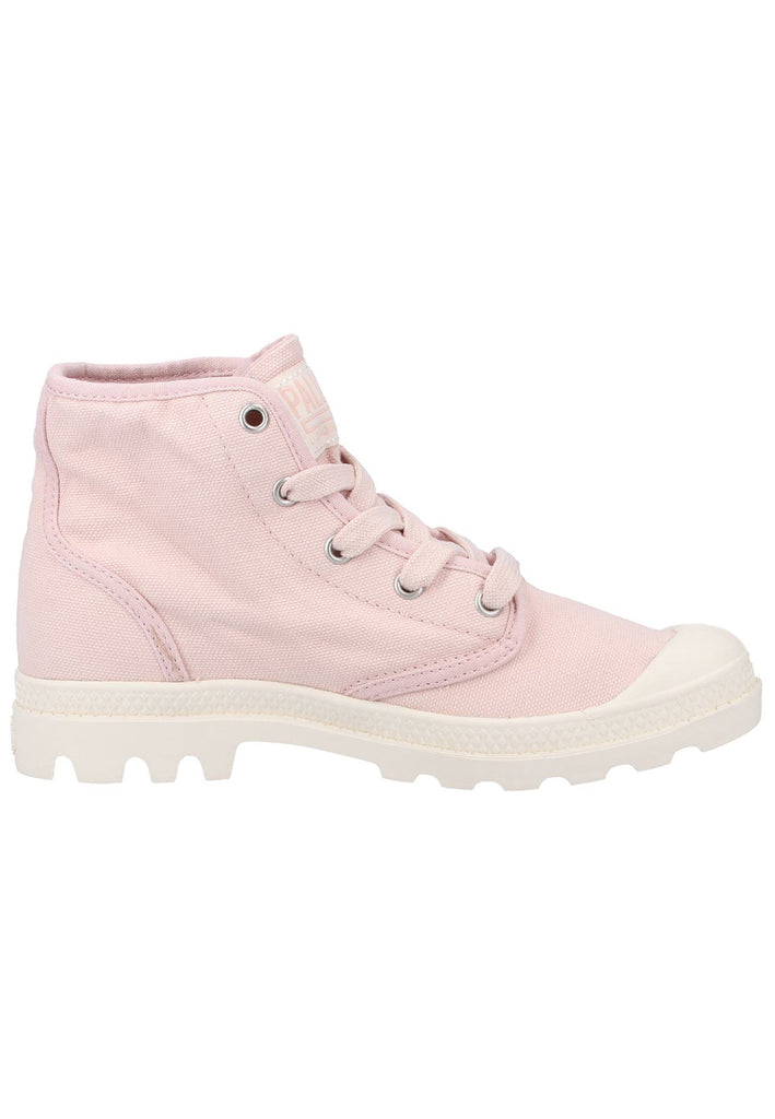 Palladium Stiefelette Canvas Rose
