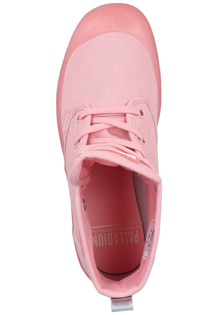 Palladium Stiefelette Canvas Rose