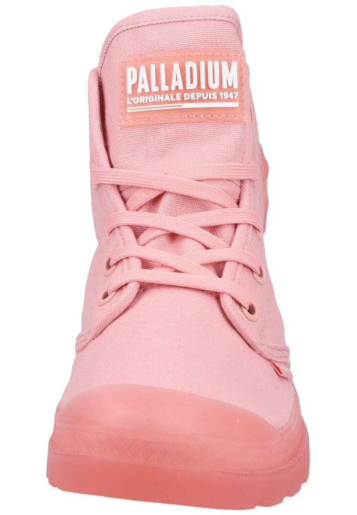 Palladium Stiefelette Canvas Rose